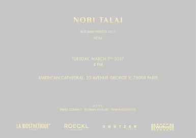 INVITATION_NOBI_TALAI_PARIS_FW17